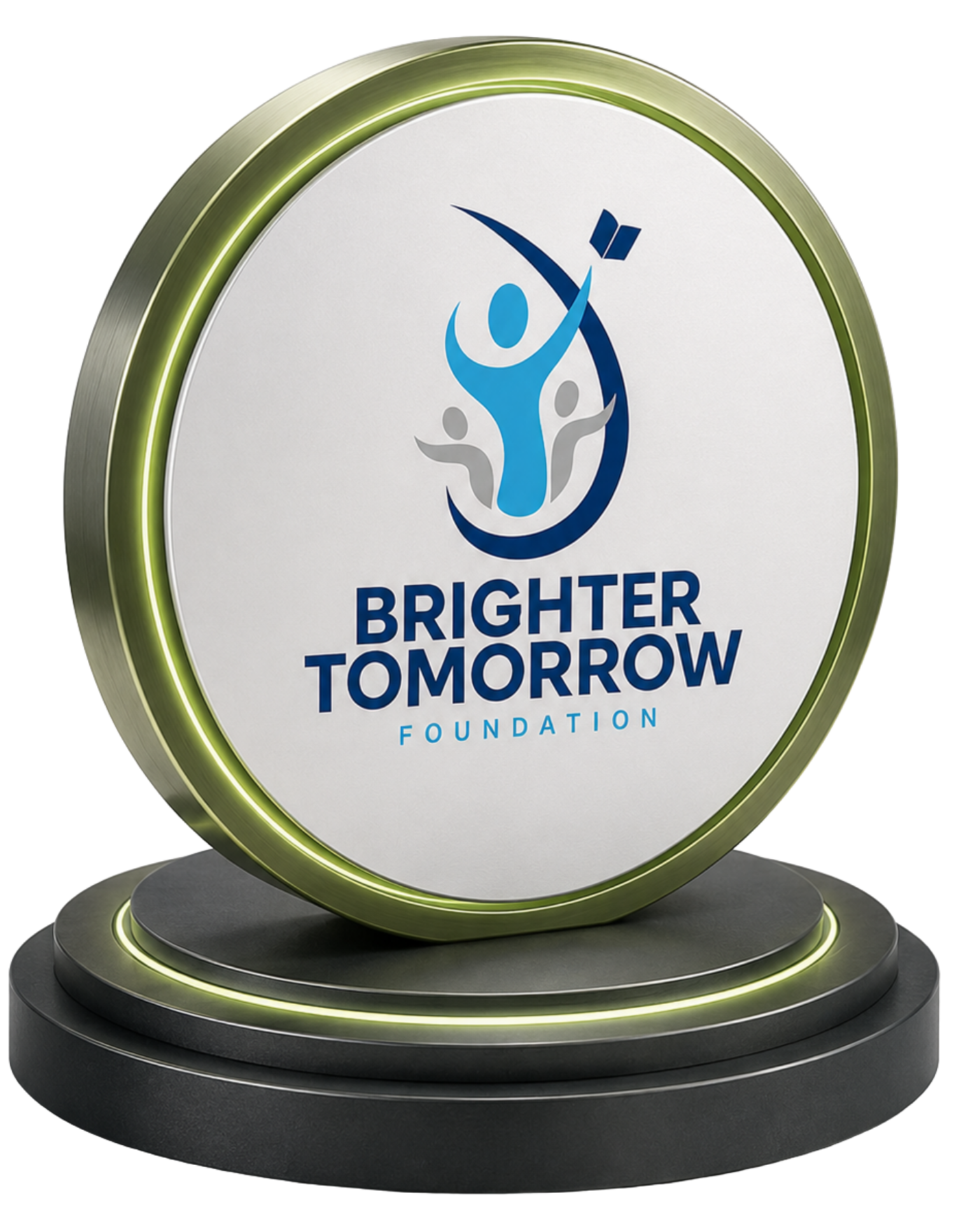 Brighter Tomorrow Foundation 3D emblem
